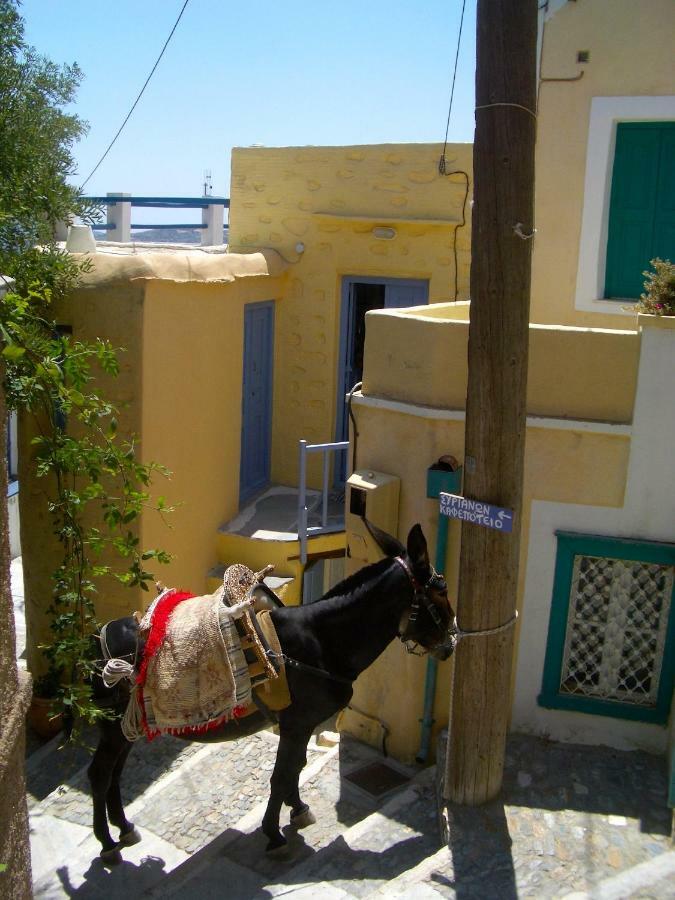 Traditional Medieval Stone House In "Ano Syros" Экстерьер фото