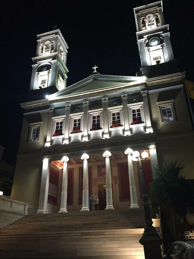 Traditional Medieval Stone House In "Ano Syros" Экстерьер фото