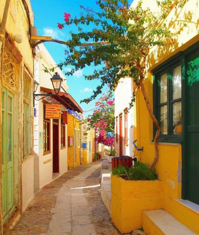 Traditional Medieval Stone House In "Ano Syros" Экстерьер фото